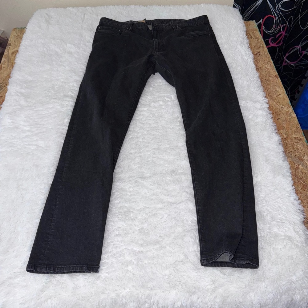 Armani Exchange Mens Skinny‎ Black Denim Jeans Size 38